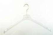 Вешалка Hoz для верхней мужской одежды пластиковая ВОП 45/5 GPPS1 прозрачный 45 см.