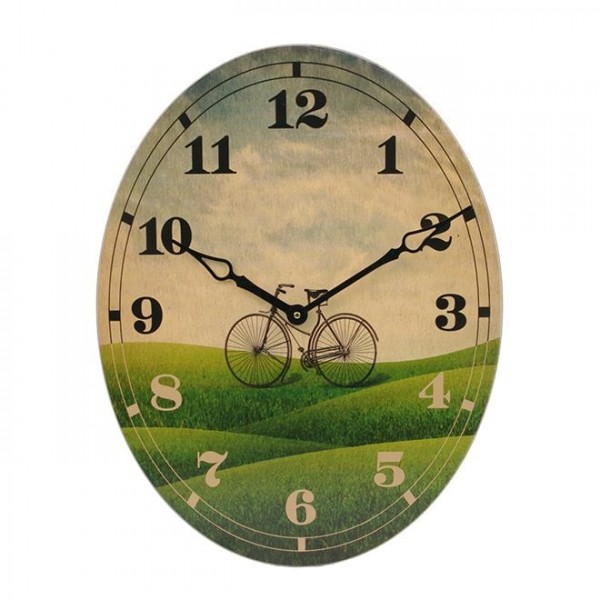 Часы овальные Flora 19473