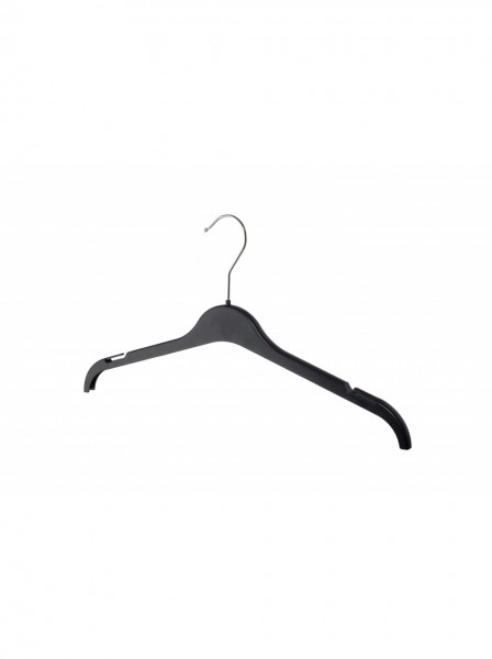 Плічка Hoz пластикові для чоловічого трикотажного одягу ВТ-1 45 см S3black (чорні)