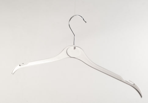 Плечики Hoz пластмассовые для трикотажной одежды и белья ВТ-2 41 см S2white(TO) (белые матовые)