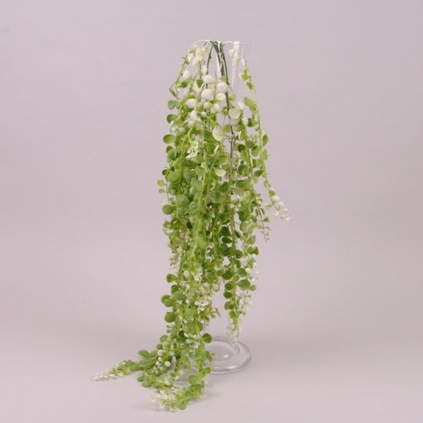 Букет декоративний звисаючий біло-зелений Flora 73153