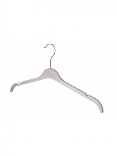 Плічка Hoz пластмасові для чоловічого трикотажного одягу ВТ-1 45 см S2white (білі)