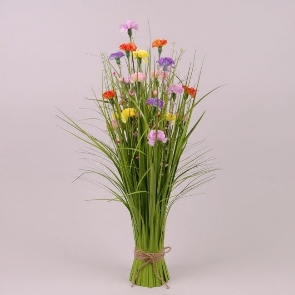 Декоративна композиція Трава з квітами 72 см. Flora  72899