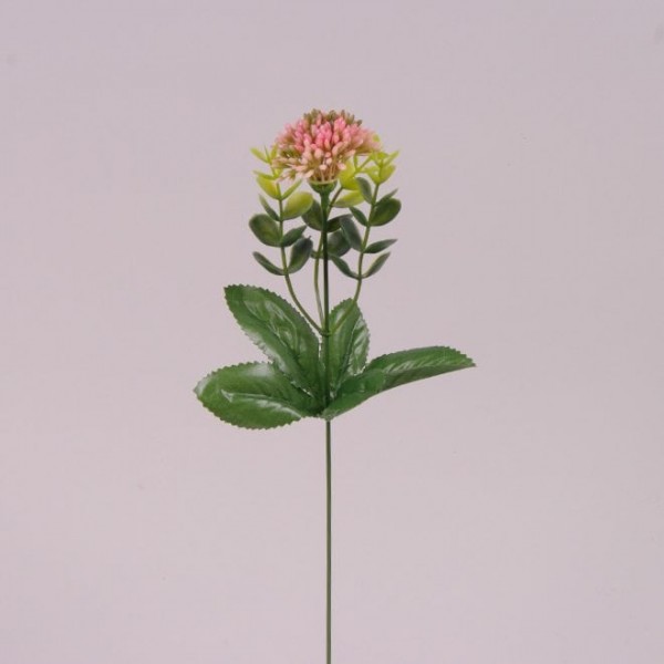 Веточка декоративная с светло-розовым цветом Flora 72028