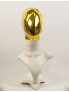 Манекен Hoz бюст белый с зеркальной головой Аватар-2 (золото) MN-2863