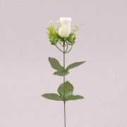 Цветок Роза белый Flora 72767