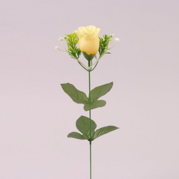 Цветок Роза желтый Flora 72768