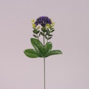 Веточка декоративная с фиолетовым цветом Flora 72026