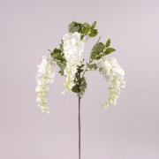 Ветка цветущая свисающая белая Flora 72202
