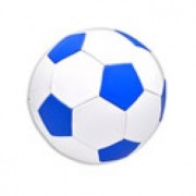 М'яч футбольний BAMBI EV-3165 White-Blue
