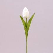 Цветок Тюльпан Flora белый 73256