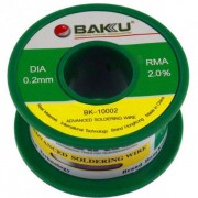 Припій BAKKU дротяний Solder wire BK10002 DIA 0,2mm (50g)