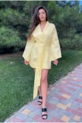 Платье-пиджак женское желтое р.38 3277 146751