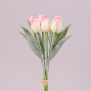 Букет Тюльпанов Flora кремово-розовый 73274