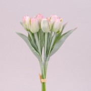 Букет Тюльпанов Flora зелено-розовый 73271