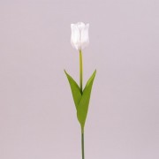 Цветок Тюльпан Flora белый 73270