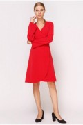 Платье женское красное XS 01-037 144626