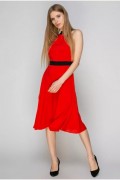 Платье женское красное XS 01-350 144601