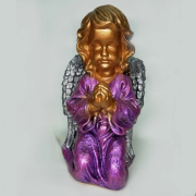Садовая фигура Ангел молится 42 см (1029) Фиолетовый