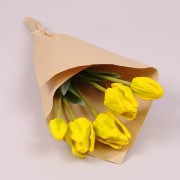 Букет Тюльпанов Flora пенка желтый 73301