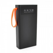 Power bank 30000 mAh, YM-572S, Input: 5V/2.1A, Output: 5V /2.1A, With 4 owner cable, Black, BOX