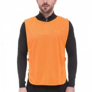 Манишка для футбола мужская с резинкой (сетка) SP-Sport CO-1676 L оранжевый