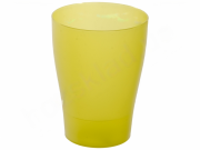 Склянка пластикова для харчових продуктів 400мл ОлексПласт 666993 жовта