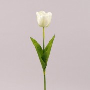 Цветок Тюльпан Flora белый 72413