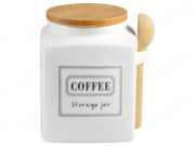 Банка для кави Storage jar з ложкою, 800мл, 10x10x13см 289764