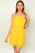 Платье женское желтое S 981-2