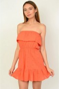 Платье женское оранжевое S 135-2