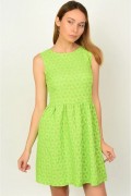 Платье женское зеленое L 2075-2