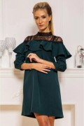 Платье женское темно-зеленое р.36 471-3