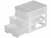 Комод настільний R-Plastic А4 на 3 ящики, білий, 35x25, 5x28см, 225104