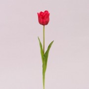 Цветок Тюльпан Flora из латекса красный 72728