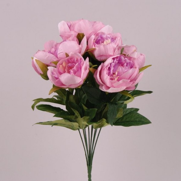Букет Піонів Flora світло-рожевий 72088