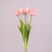 Букет Тюльпанов Flora из латекса светло-розовый 72740