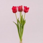 Букет Тюльпанов Flora из латекса красный 72745