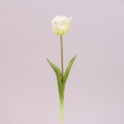 Цветок Тюльпан Flora из латекса белый 72727