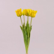 Букет Тюльпанов Flora из латекса желтый 72739