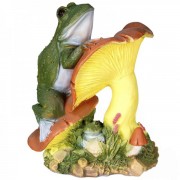 Садова фігура Hoz Рижик із жабою, 36 см