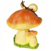 Садова фігура Hoz Равлик на грибі, 30 см