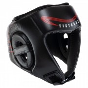 Шлем боксерский открытый кожаный SP-Planeta VL-8497 XL чёрный