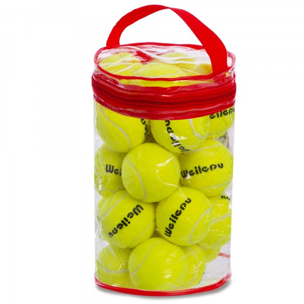 М'яч для великого тенісу SP-Planeta 901-24 24шт. салатовий