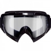 Мотоочки SP-Sport MT003-1-BK2 прозрачный визор (TPU, цвет оправы-черный с белыми вкраплениями)