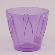 Горшок пластмассовый для орхидей Flora фиолетовый 16см. 82013