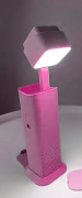 Настольная лампа фонарь Power Bank XANES . Розовый
