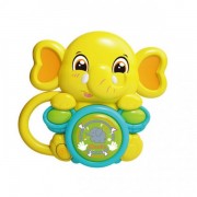 Брязкальце LIMO TOY слон жовтий 855-58-59-60-61A