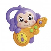 Брязкальце LIMO TOY мавпа фіолетова 855-58-59-60-61A