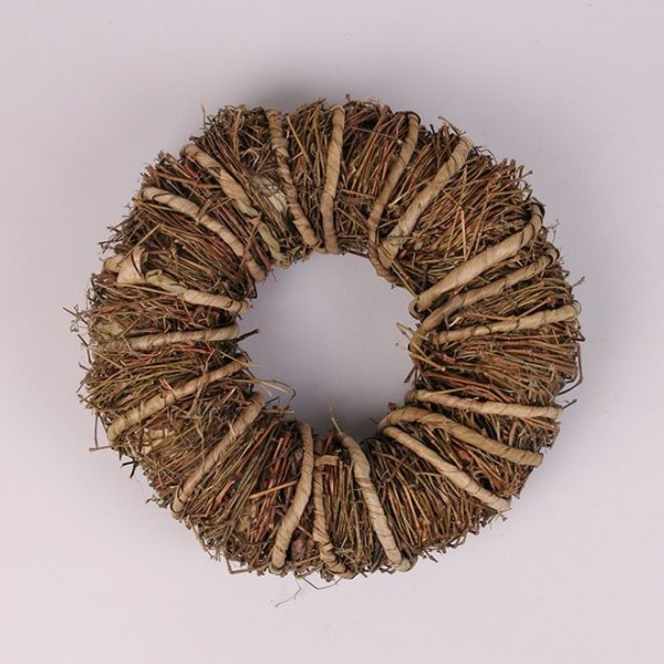 Вінок із лози Flora коричневий 35 см. 38709